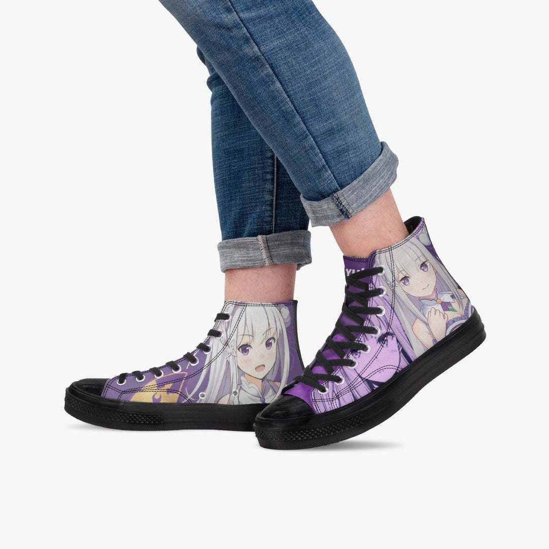 Re:Zero Emilia A-Star High Anime Shoes _ Re:Zero _ Ayuko