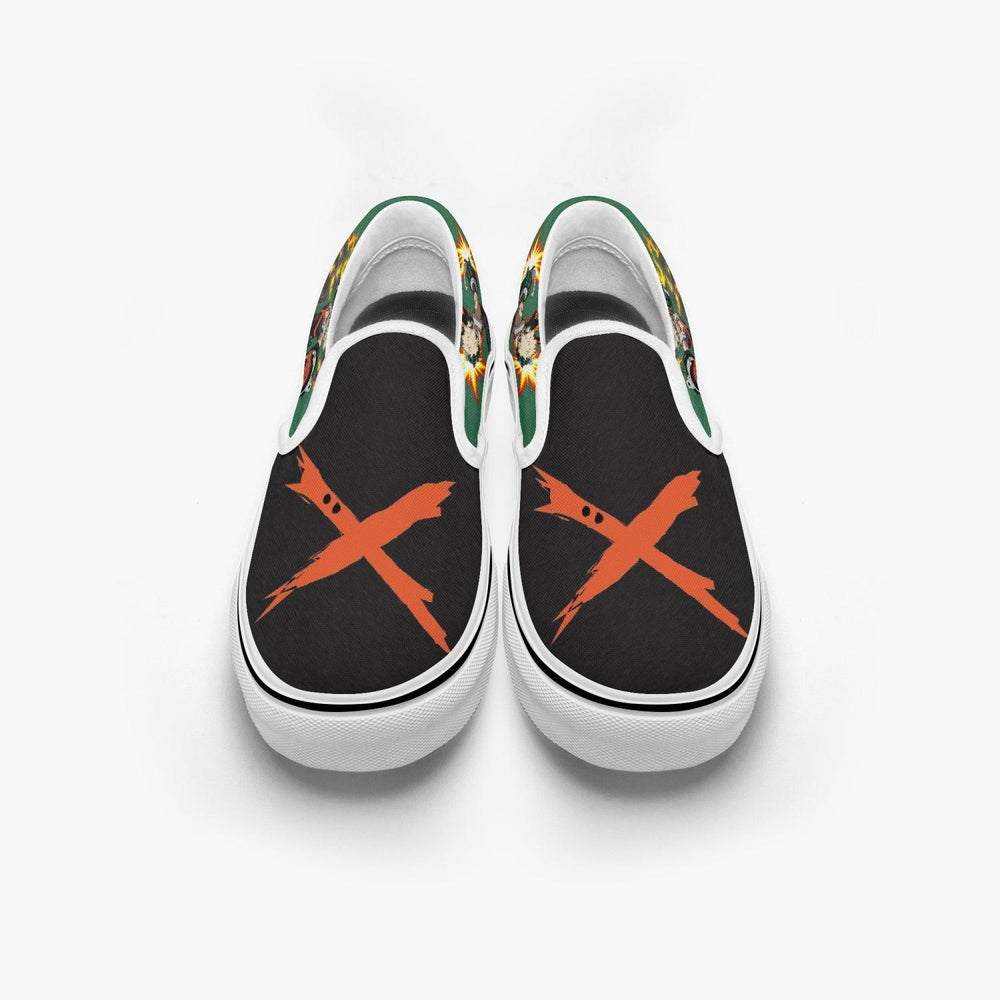 My Hero Academia Katsuki Bakugo Slip Ons Anime Shoes _ My Hero Academia _ Ayuko