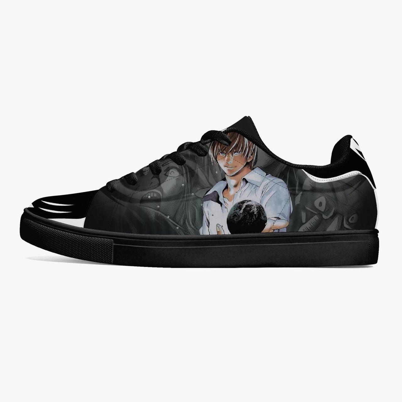 Death Note Light And Ryuk Skate Anime Shoes _ Death Note _ Ayuko