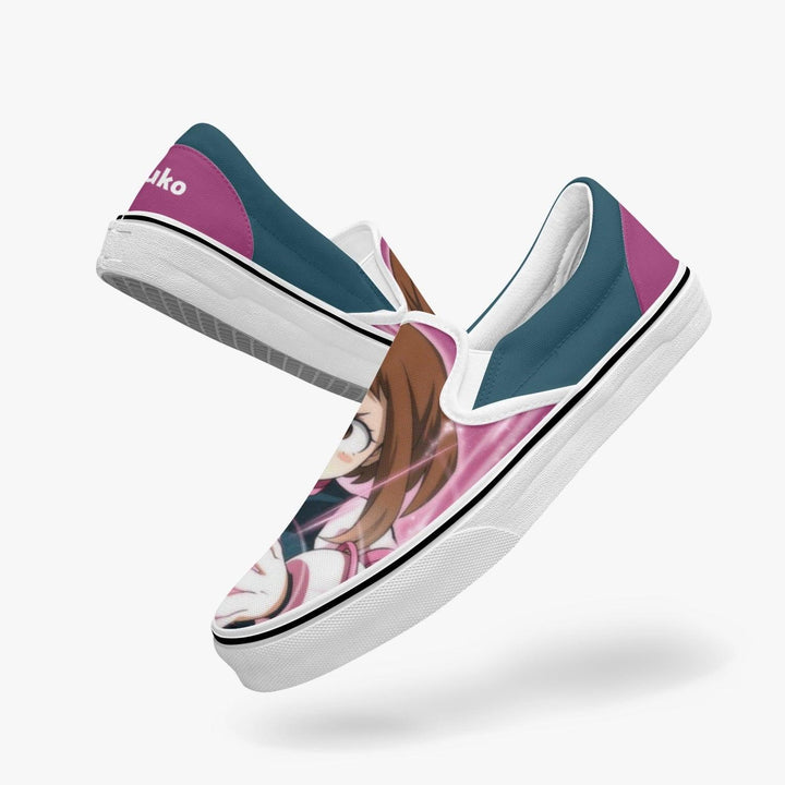 My Hero Academia Ochaco Uraraka Slip Ons Anime Shoes _ My Hero Academia _ Ayuko