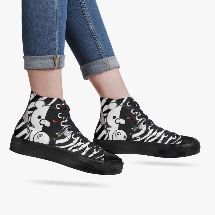 Danganronpa Monokuma A-Star High Anime Shoes _ Danganronpa _ Ayuko