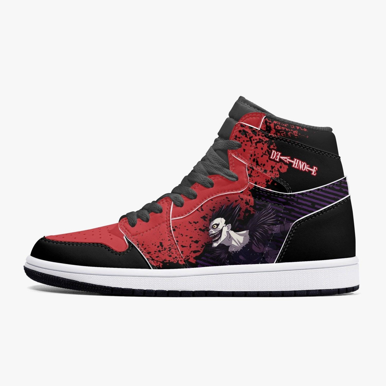 Death Note Ryuk Red-Black JD1 Mid Anime Shoes _ Death Note _ Ayuko