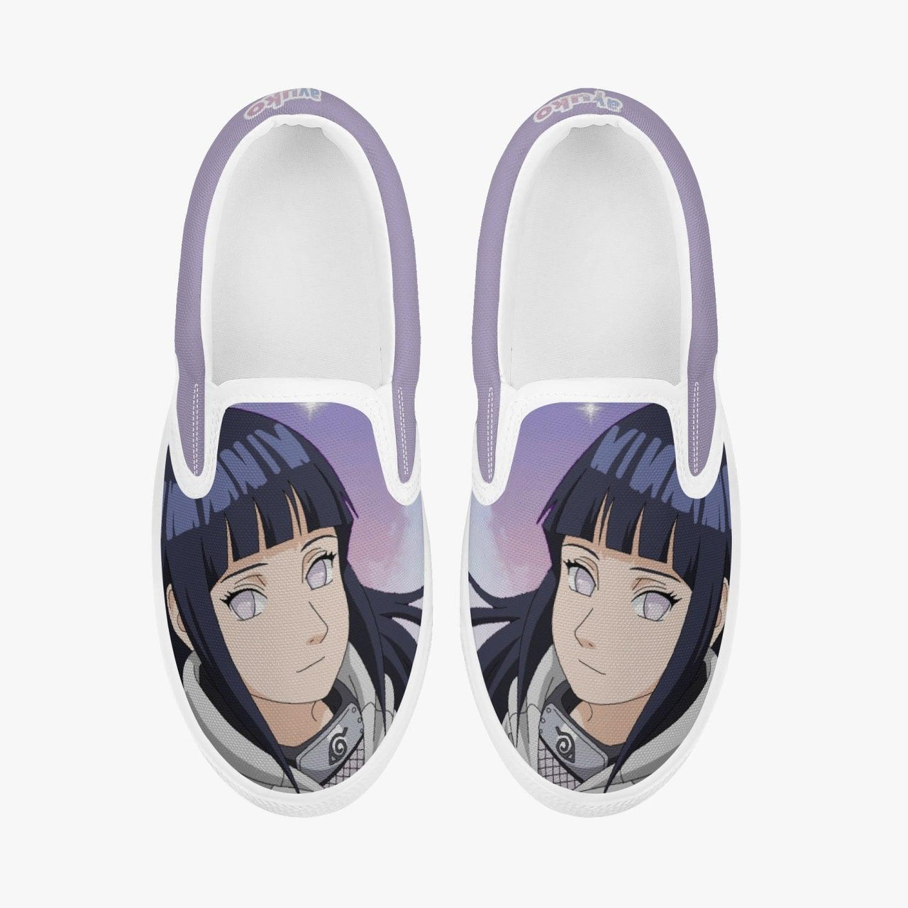 Naruto Shippuden Hyuga Hinata Kids Slipons Anime Shoes _ Naruto _ Ayuko