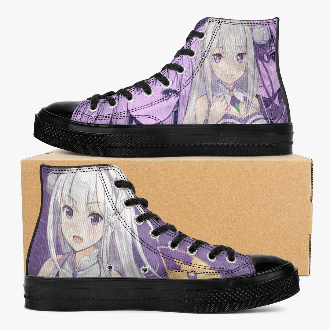 Re:Zero Emilia A-Star High Anime Shoes _ Re:Zero _ Ayuko