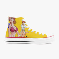 Thumbnail for One Piece Nami A-Star High White Anime Shoes _ One Piece _ Ayuko