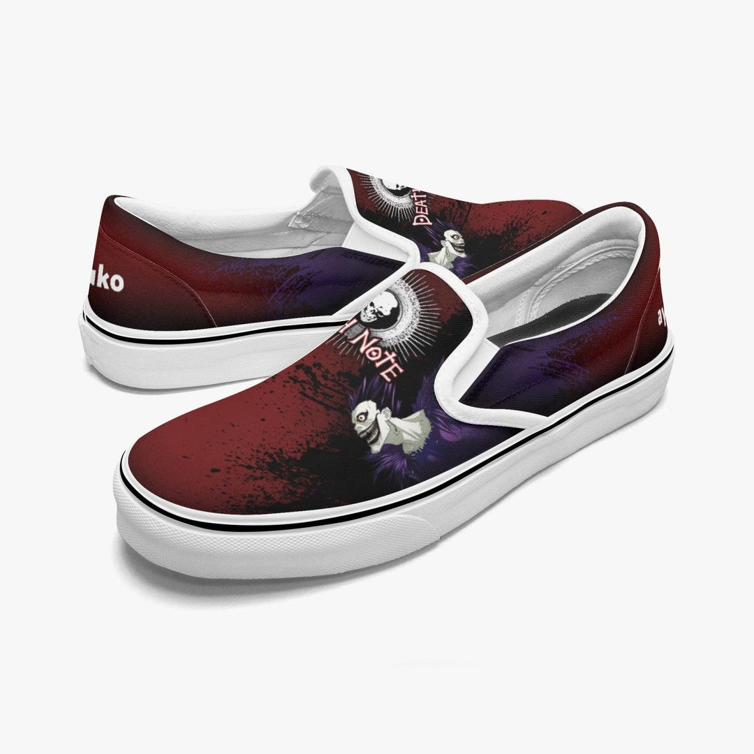 Death Note Ryuk Red Slip Ons Anime Shoes _ Death Note _ Ayuko