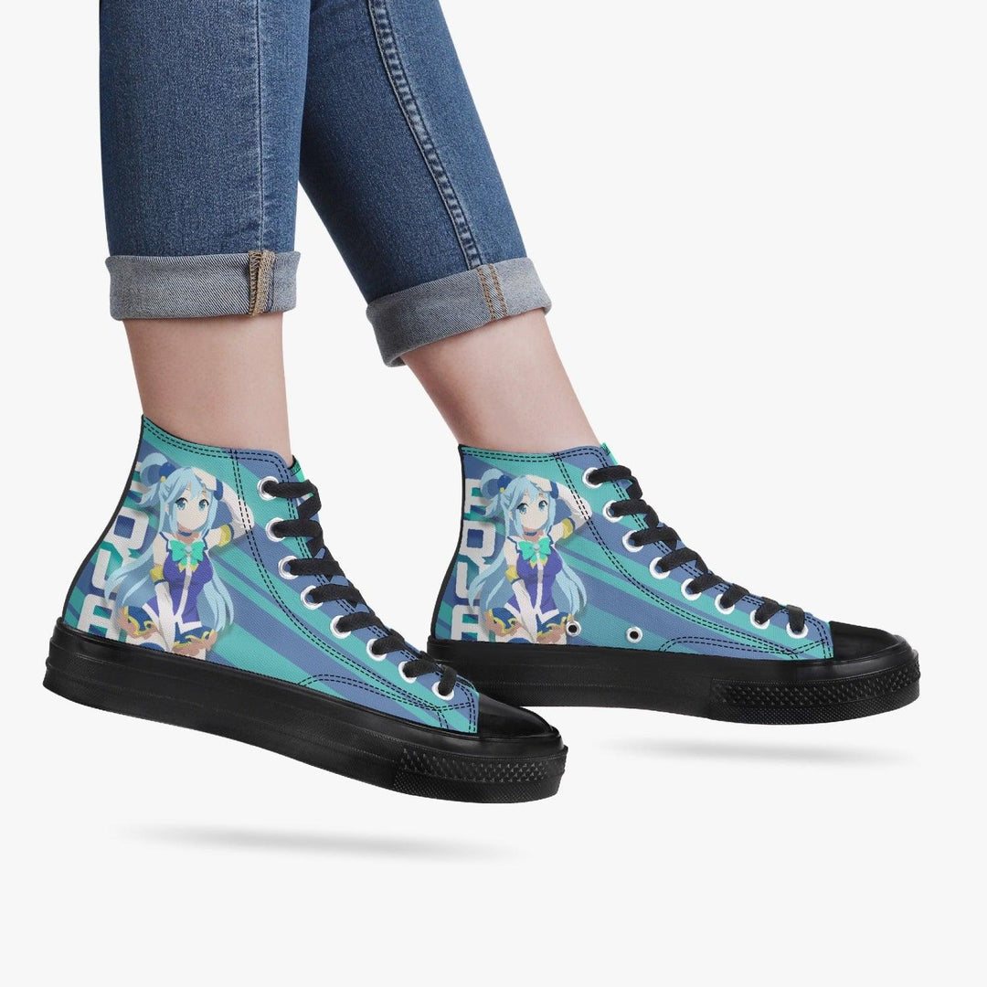 KonoSuba Aqua A-Star High Anime Shoes _ Konosuba _ Ayuko