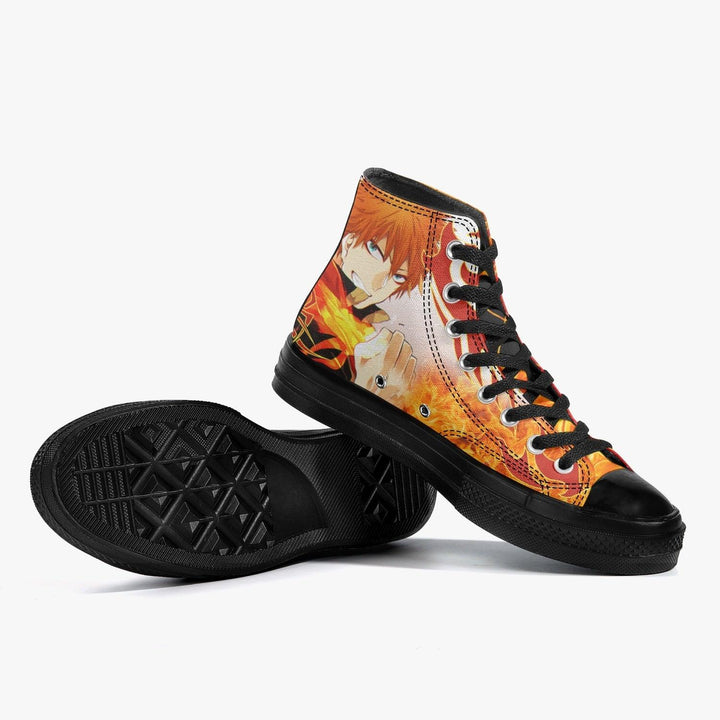 Black Clover Leopold Vermillion A-Star High Anime Shoes _ Black Clover _ Ayuko