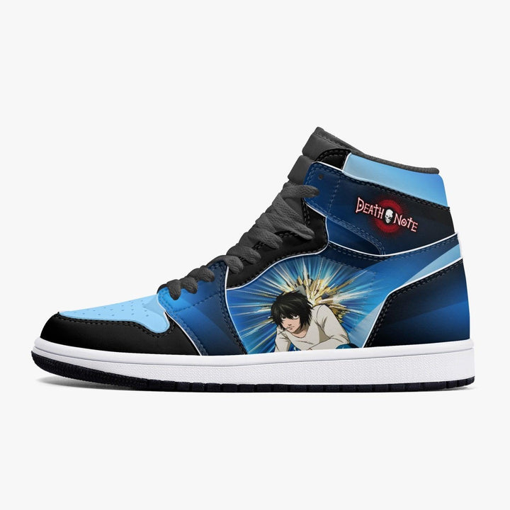 Death Note 'L' Blue JD1 Mid Anime Shoes _ Death Note _ Ayuko