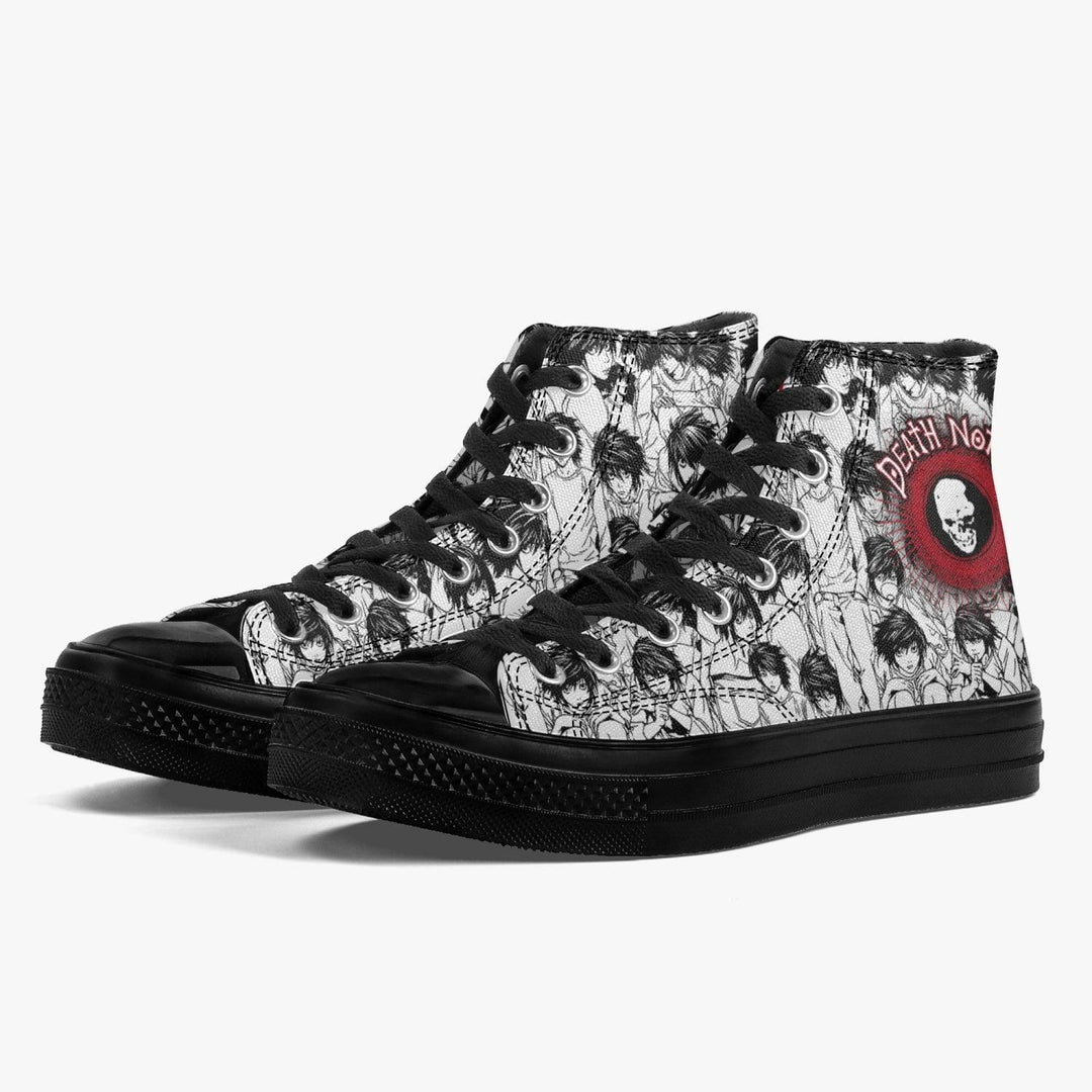 Death Note 'L' A-Star High Anime Shoes _ Death Note _ Ayuko