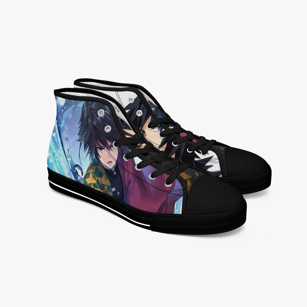 Demon Slayer Giyu Tomioka A-Star Mid Anime Shoes _ Demon Slayer _ Ayuko