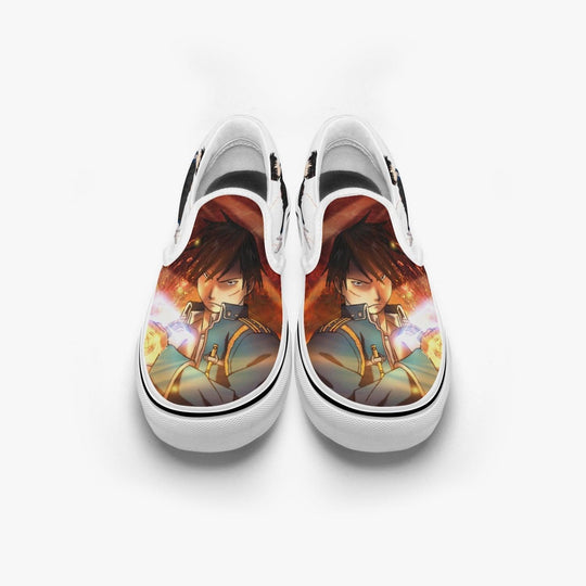 Fullmetal Alchemist Roy Slip Ons Anime Shoes _ Fullmetal Alchemist _ Ayuko