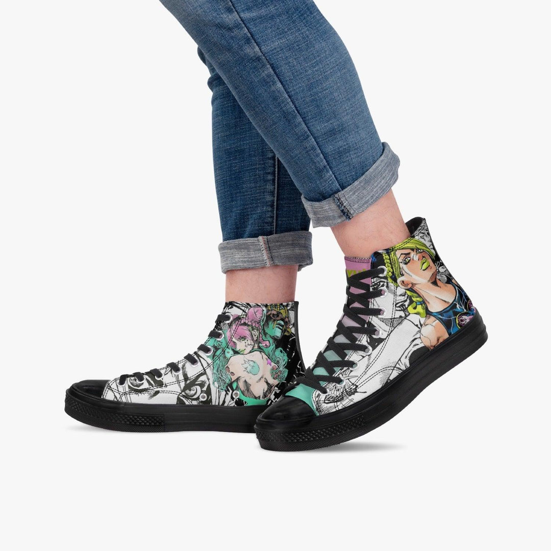 JoJo's Bizarre Adventure Jolyne Kujo A-Star High Anime Shoes _ JoJo's Bizarre Adventure _ Ayuko