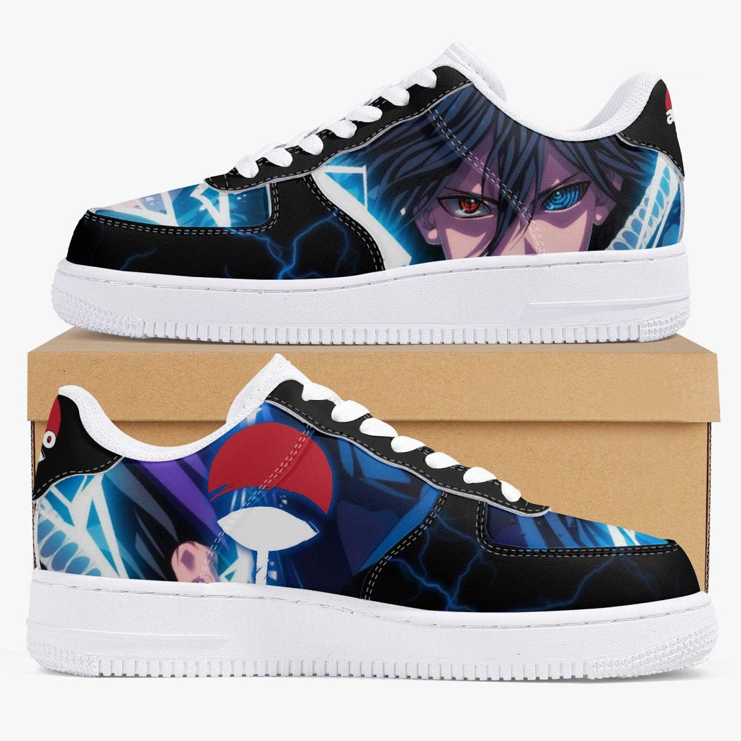 Naruto Shippuden Sasuke AF1 Anime Shoes _ Naruto _ Ayuko