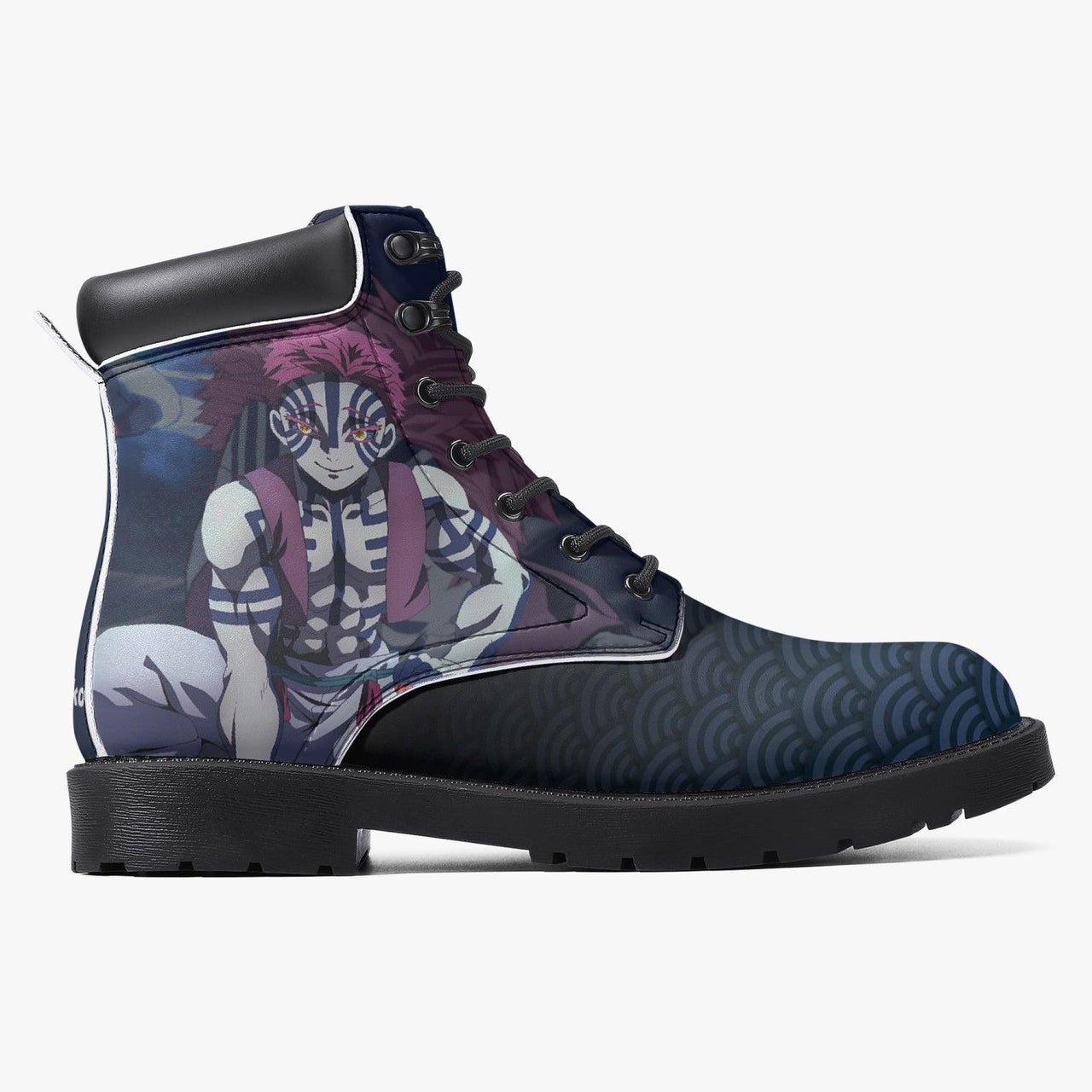 Demon Slayer Akaza Casual Leather Boots Anime Shoes _ Demon Slayer _ Ayuko