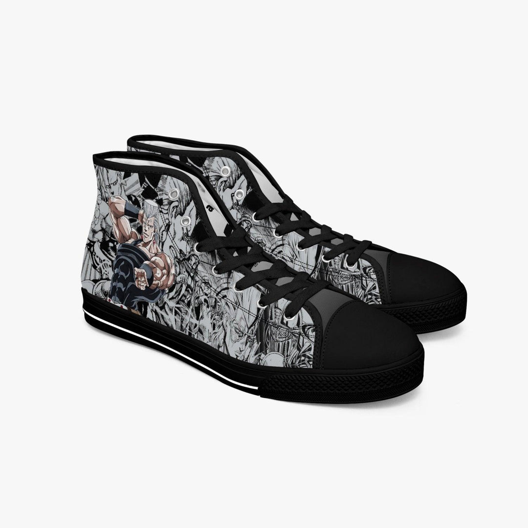 JoJo's Bizarre Adventure Jean Pierre Polnareff A-Star Mid Anime Shoes _ JoJo's Bizarre Adventure _ Ayuko