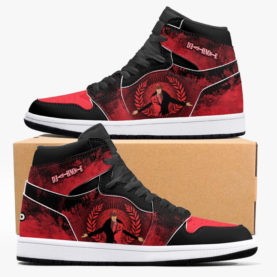 Death Note Kira Red JD1 Mid Anime Shoes _ Death Note _ Ayuko