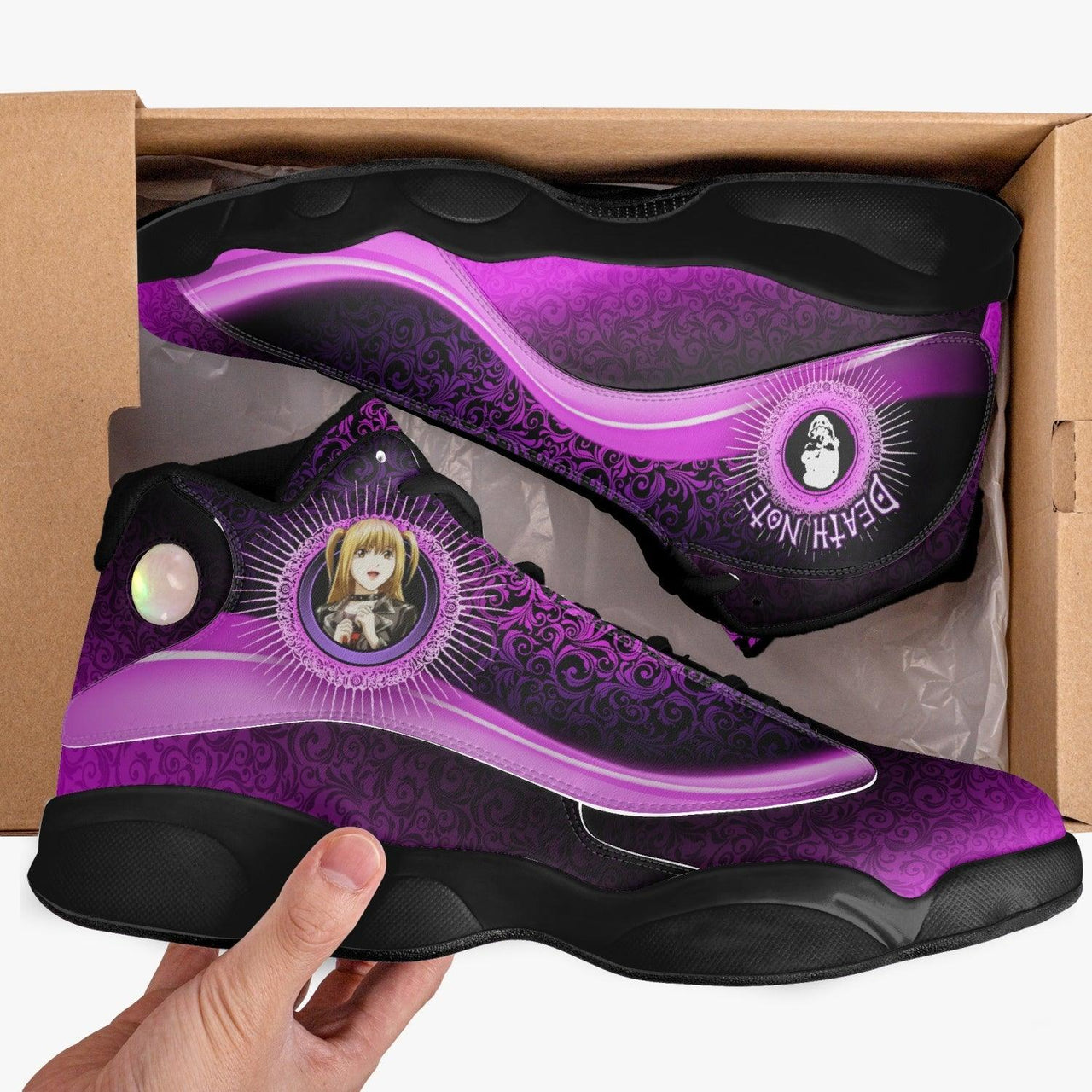 Death Note Misa Purple Roses JD13 Anime Shoes _ Death Note _ Ayuko