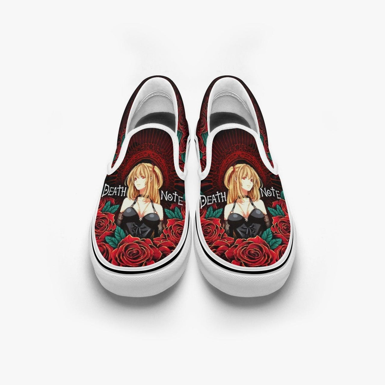 Death Note Misa Amane Deathnote Slip Ons Anime Shoes _ Death Note _ Ayuko