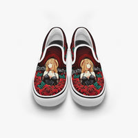 Thumbnail for Death Note Misa Amane Deathnote Slip Ons Anime Shoes _ Death Note _ Ayuko