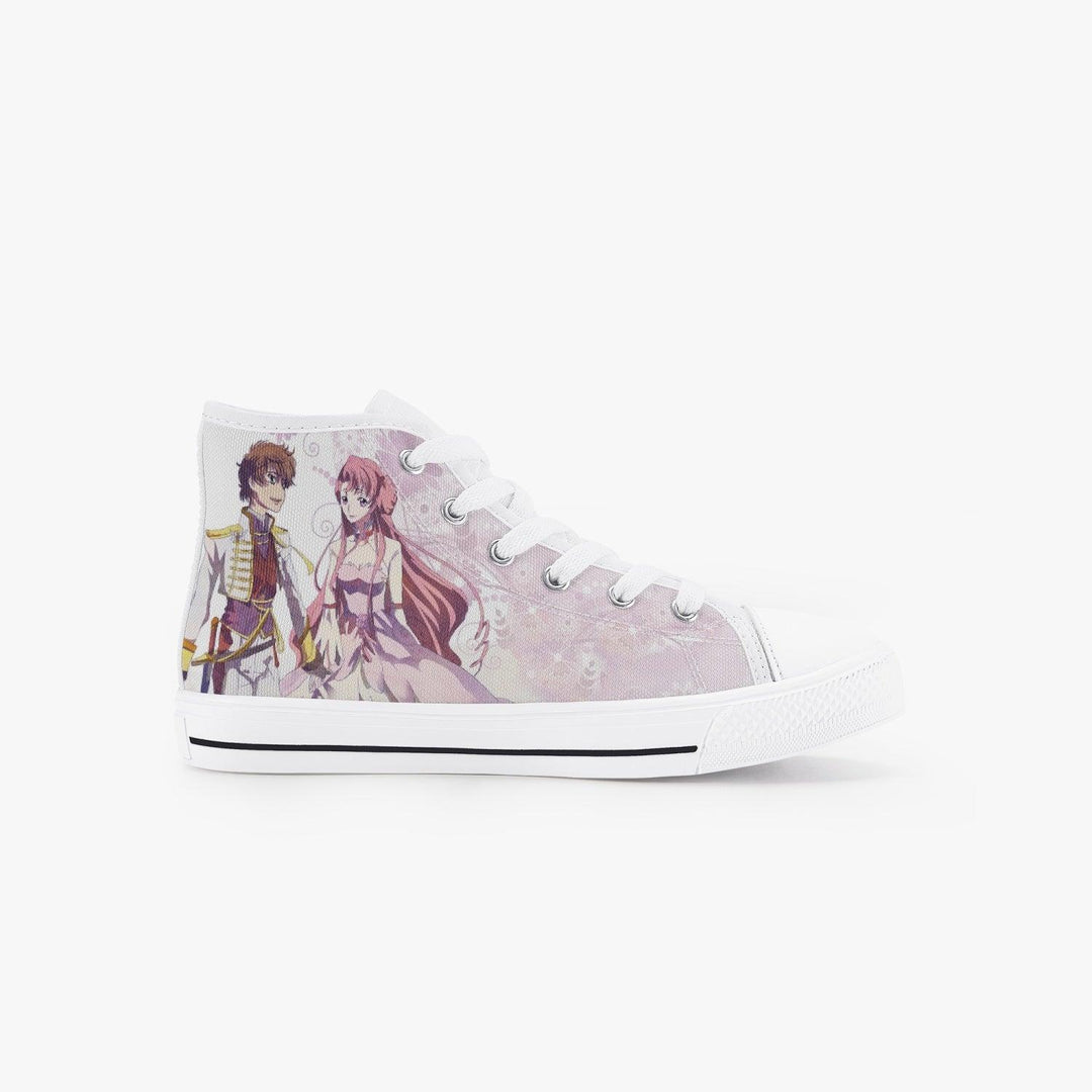 Code Geass Euphemia & Suzaku Kids A-Star High Anime Shoes _ Code Geass _ Ayuko