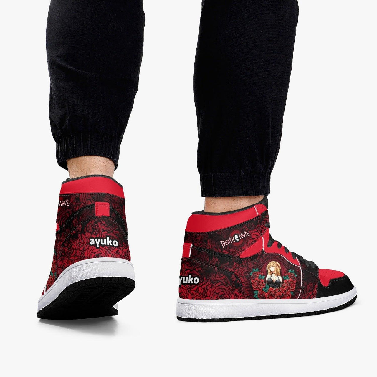 Death Note Misa Red JD1 Mid Anime Shoes _ Death Note _ Ayuko