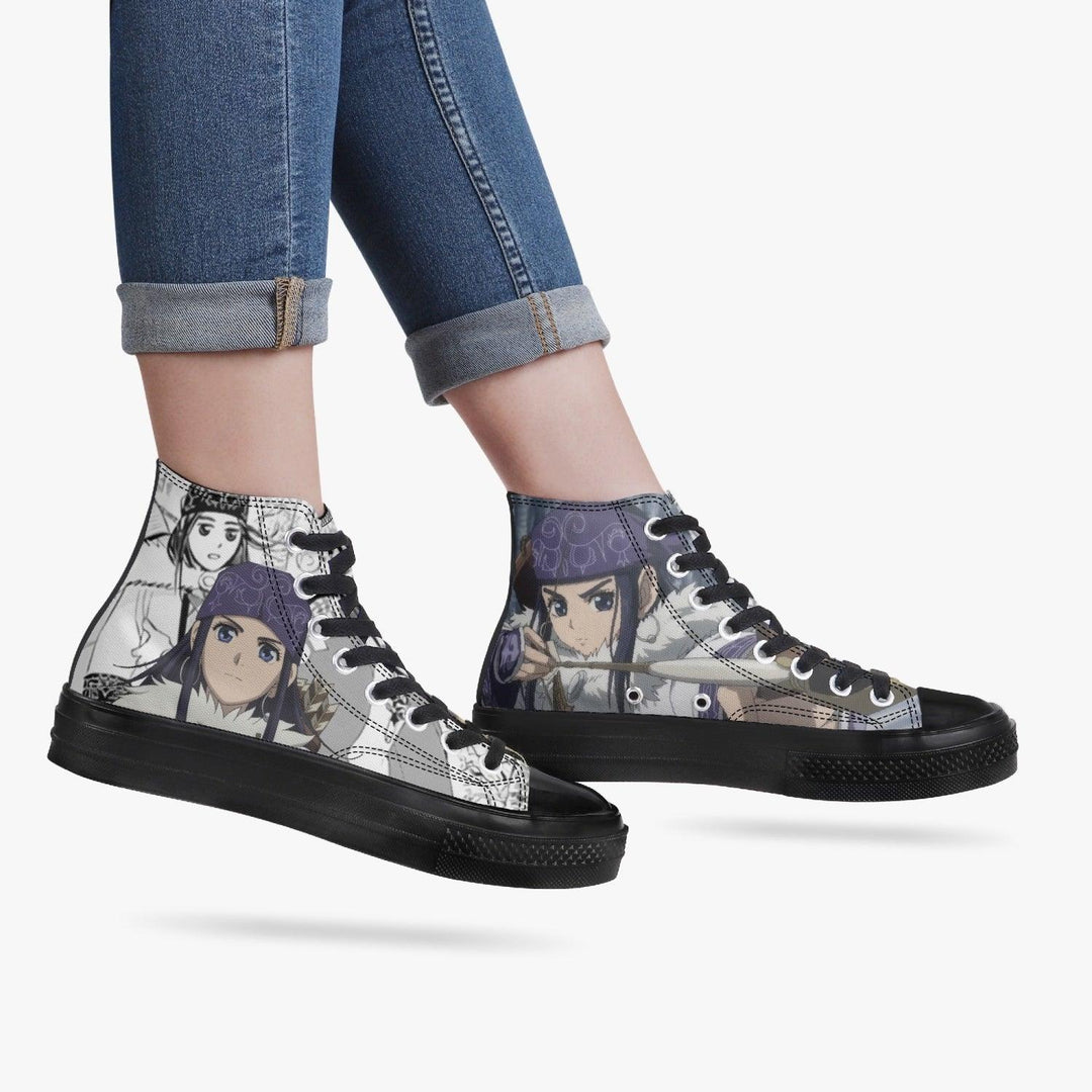 Golden Kamuy Asirpa A-Star High Anime Shoes _ Golden Kamuy _ Ayuko