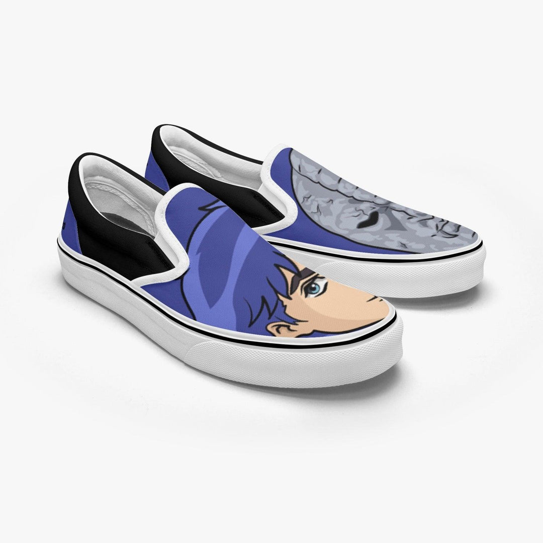 JoJo's Bizarre Adventure Jonathan Joestar Slip Ons Anime Shoes _ JoJo's Bizarre Adventure _ Ayuko