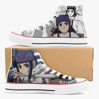 Thumbnail for Golden Kamuy Asirpa A-Star High White Anime Shoes _ Golden Kamuy _ Ayuko