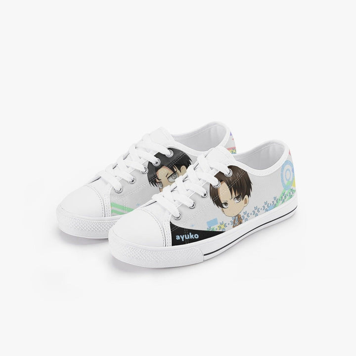 Attack On Titan Levi Ackerman Kids A-Star Low Anime Shoes _ Attack On Titan _ Ayuko