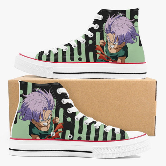 Dragon Ball Z Trunks A-Star High White Anime Shoes _ Dragon Ball Z _ Ayuko