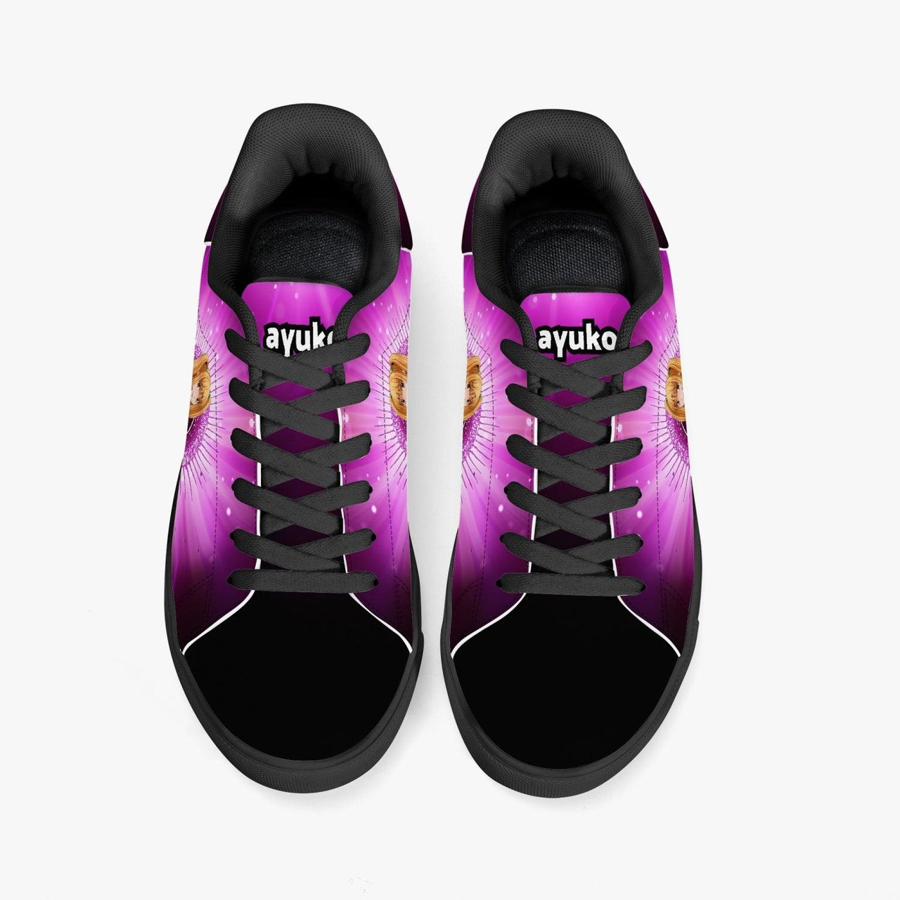 Death Note Misa Pink Purple Skate Anime Shoes _ Death Note _ Ayuko