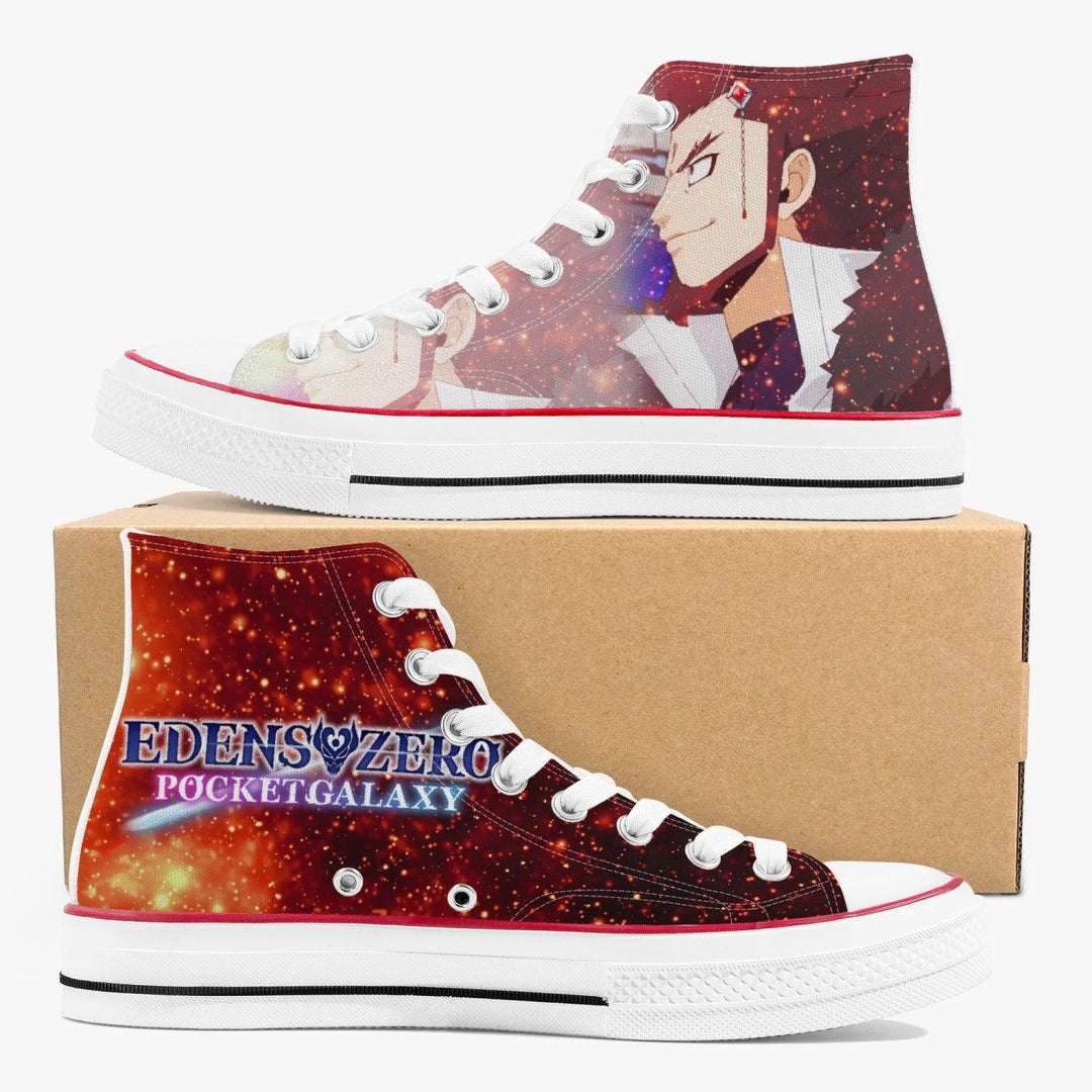 Edens Zero Drakken A-Star High White Anime Shoes _ Edens Zero _ Ayuko