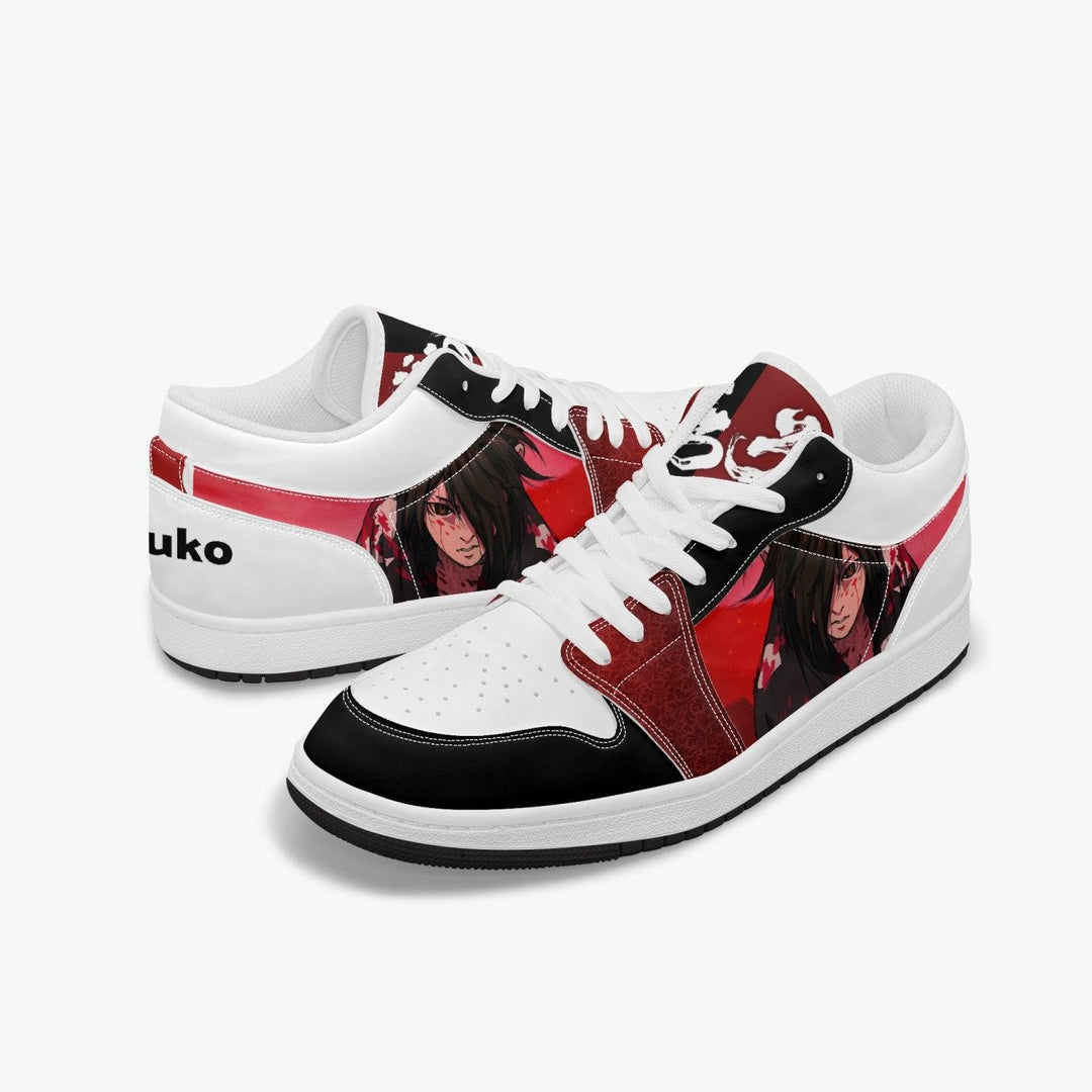 Dororo Hyakkimaru Red/Black JD1 Low Anime Shoes _ Dororo _ Ayuko