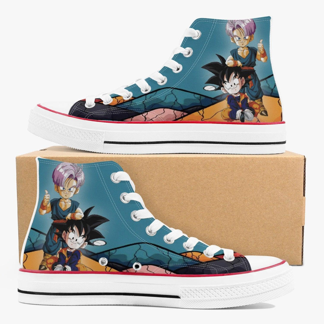 Dragon Ball Z Trunks and Goten A-Star High White Anime Shoes _ Dragon Ball Z _ Ayuko