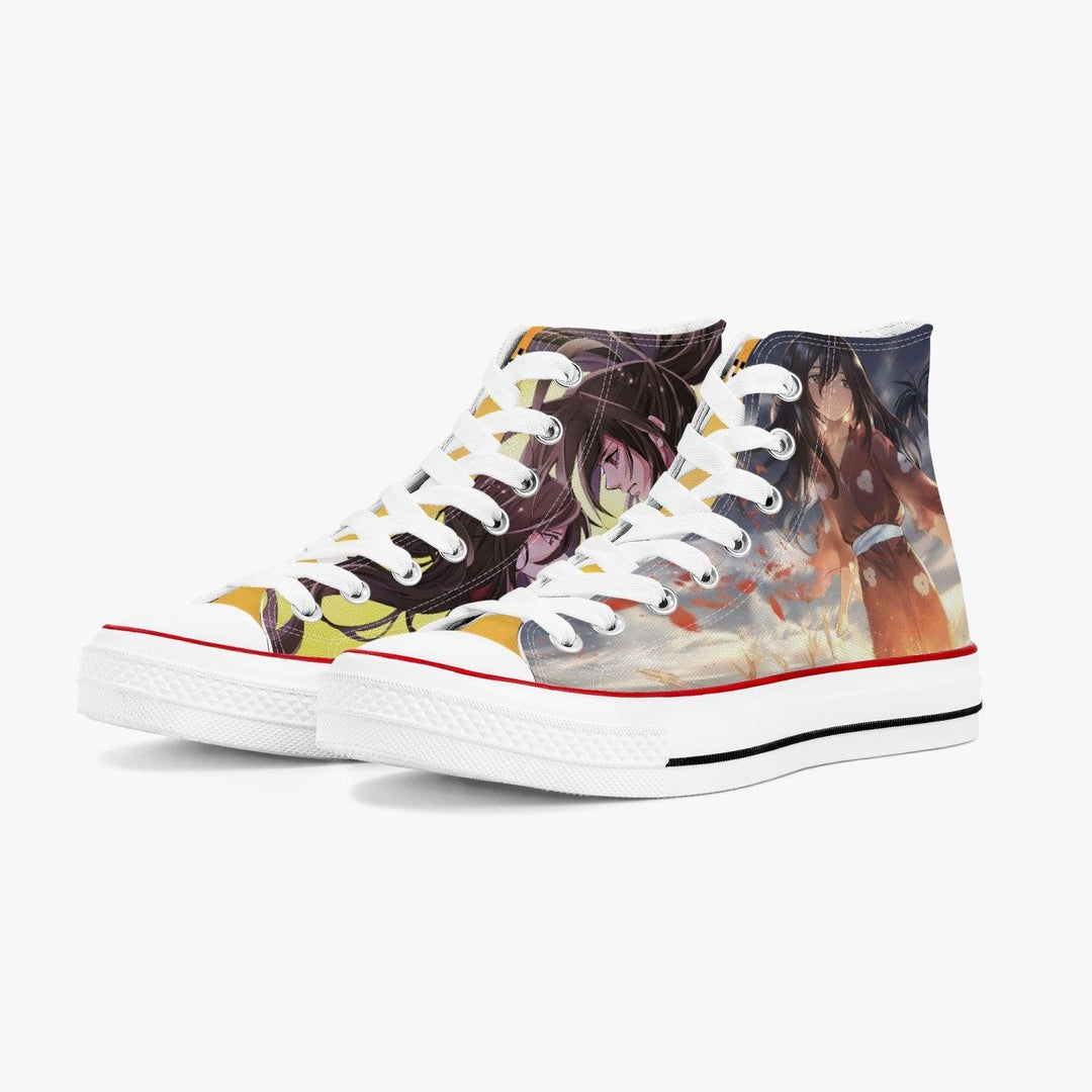 Hyakkimaru & Dororo A-Star High White Anime Shoes _ Dororo _ Ayuko