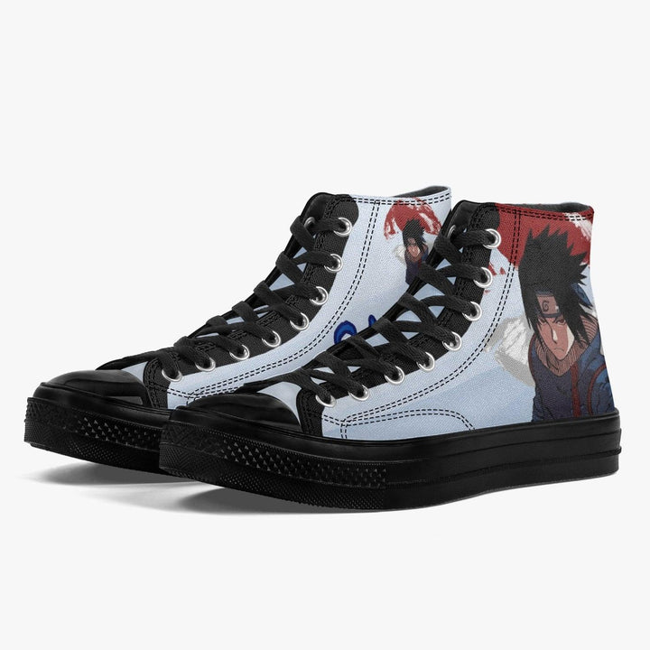 Naruto Shippuden Sasuke A-Star High Anime Shoes _ Naruto _ Ayuko