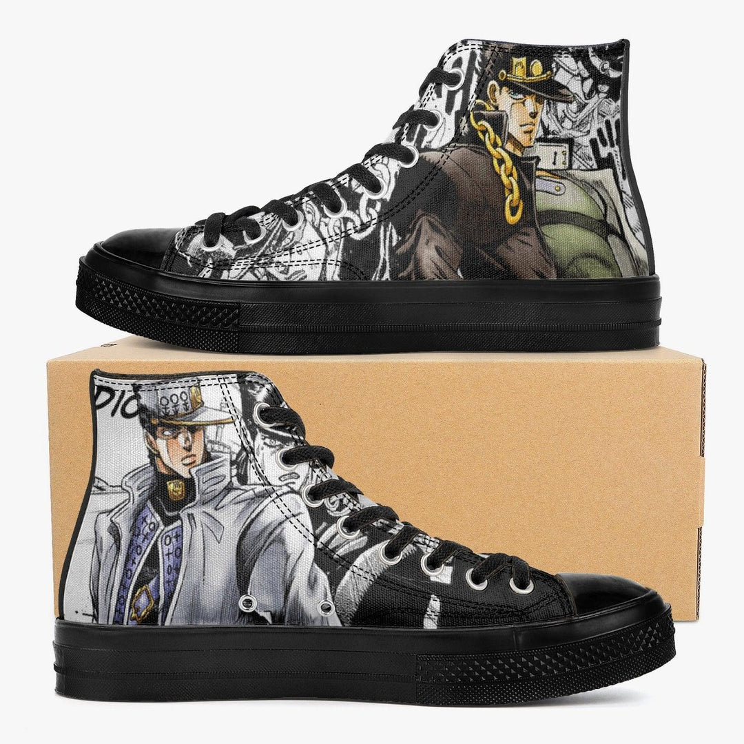 JoJo's Bizarre Adventure Jotaro Kujo A-Star High Anime Shoes _ JoJo's Bizarre Adventure _ Ayuko