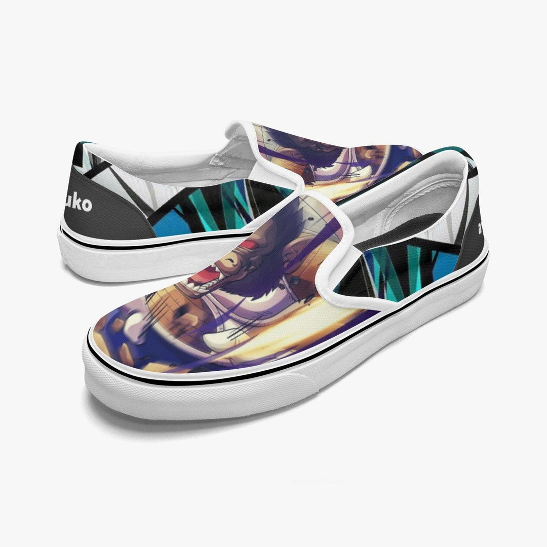 Dragon Ball Z Vegeta Great Ape Slip Ons Anime Shoes _ Dragon Ball Z _ Ayuko