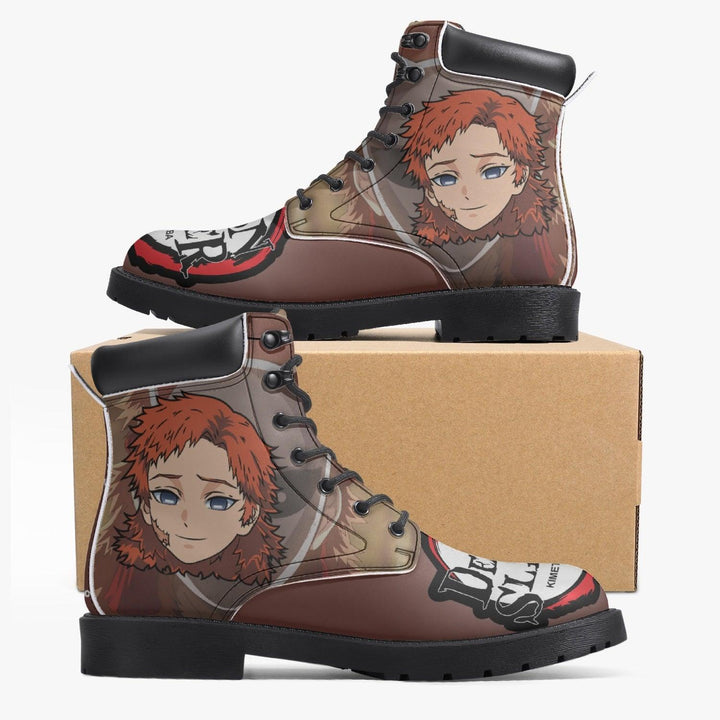 Demon Slayer Sabito Casual Leather Boots Anime Shoes _ Demon Slayer _ Ayuko