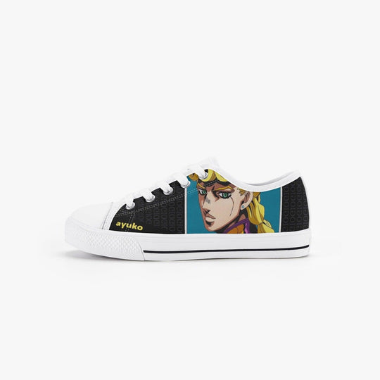 JoJo's Bizarre Adventure Giorno Giovanna Kids A-Star Low Anime Shoes _ JoJo's Bizarre Adventure _ Ayuko