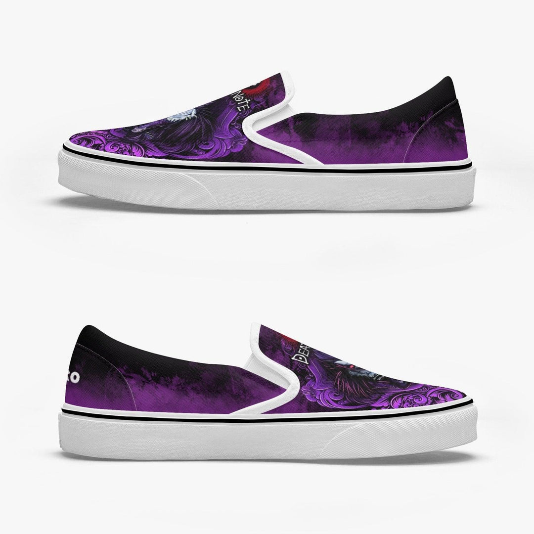 Death Note Ryuk Purple Slip Ons Anime Shoes _ Death Note _ Ayuko