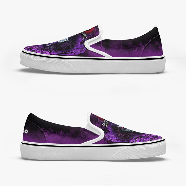 Death Note Ryuk Purple Slip Ons Anime Shoes _ Death Note _ Ayuko