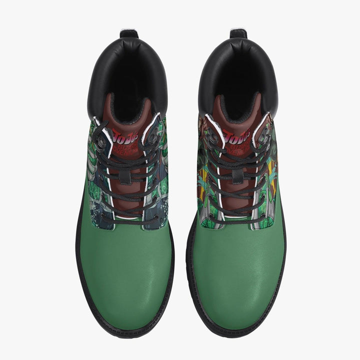 JoJo's Bizarre Adventure Noriaki Kakyoin All-Season Anime Boots _ JoJo's Bizarre Adventure _ Ayuko