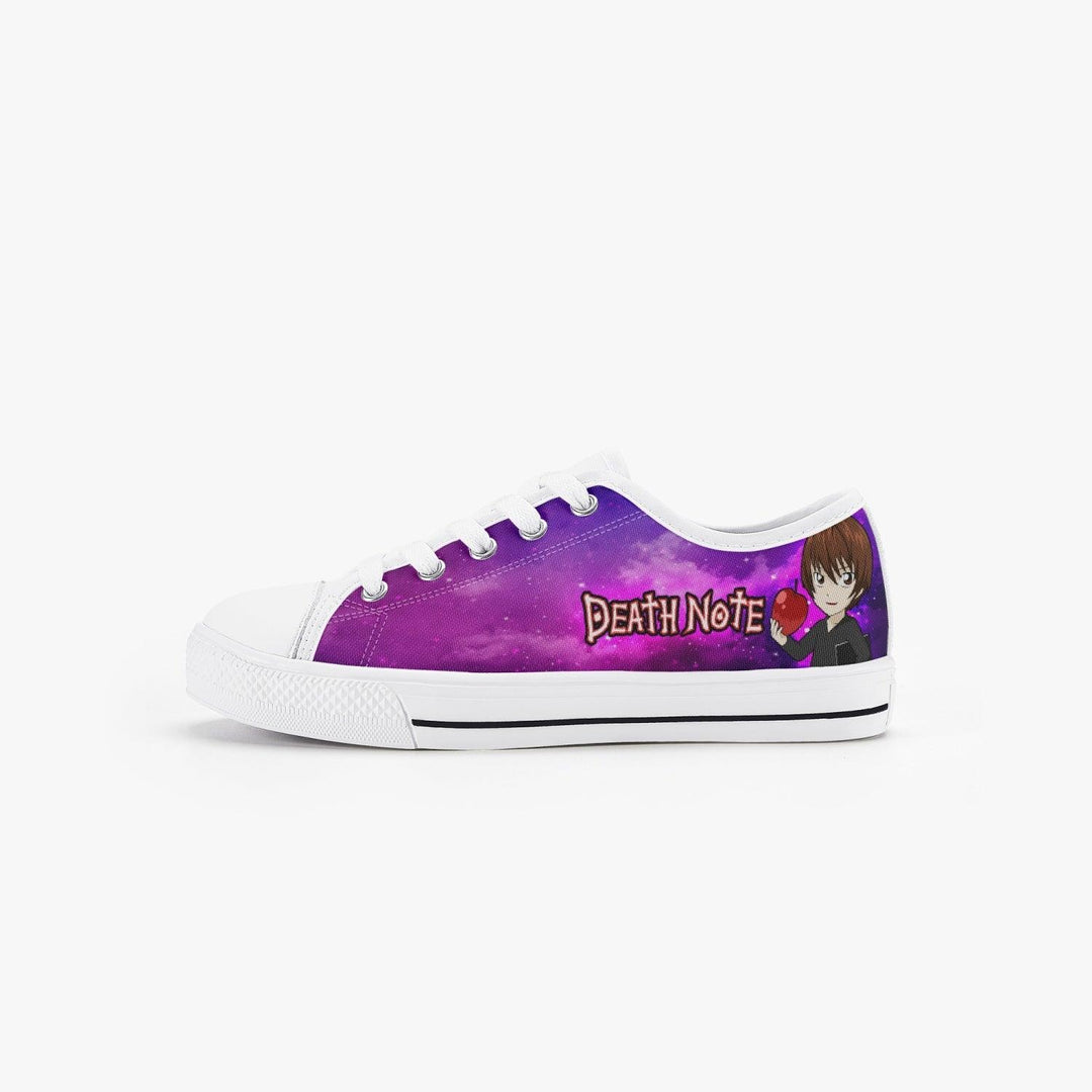 Death Note Purple Kids A-Star Low Anime Shoes _ Death Note _ Ayuko