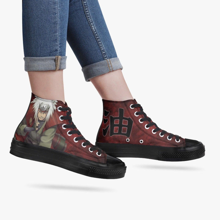 Naruto Shippuden Jiraiya A-Star High Anime Shoes _ Naruto _ Ayuko