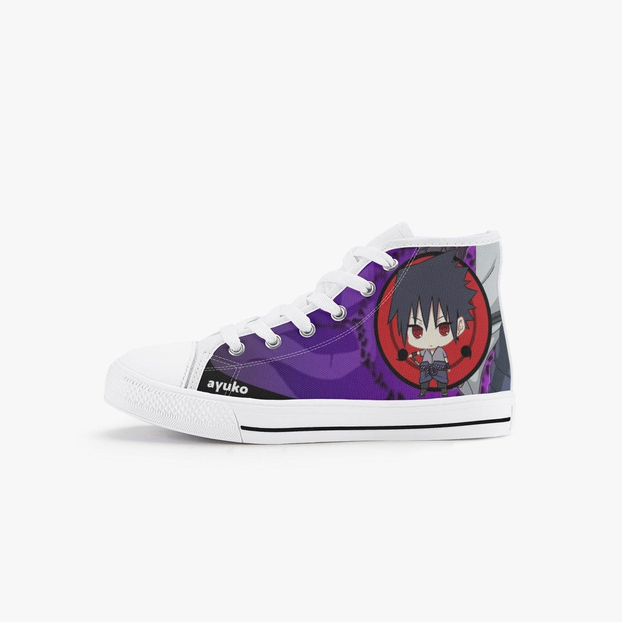 Naruto Shippuden Sasuke Kids A-Star High Anime Shoes _ Naruto _ Ayuko