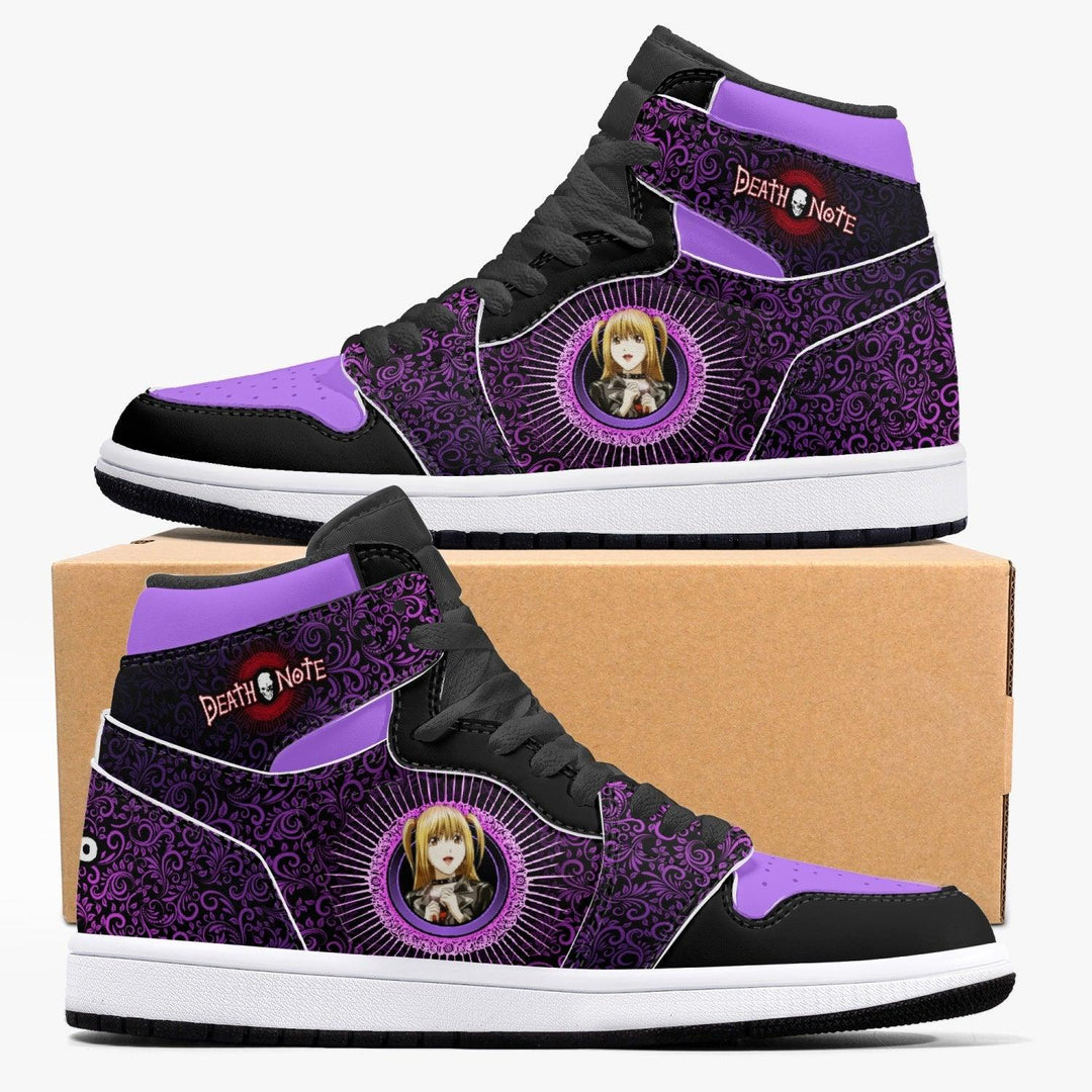 Death Note Misa Amane Purple JD1 Mid Anime Shoes _ Death Note _ Ayuko