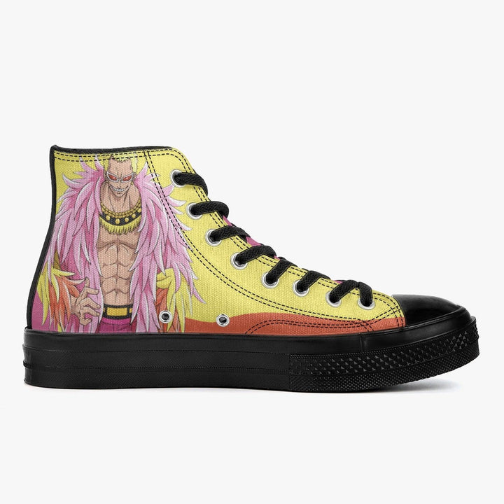 One Piece Donquixote Doflamingo A-Star High Anime Shoes _ One Piece _ Ayuko