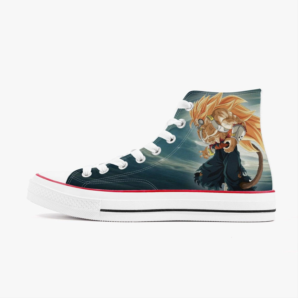 Dragon Ball Z Broly A-Star High White Anime Shoes _ Dragon Ball Z _ Ayuko